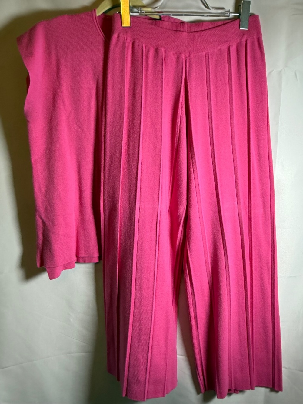 Ekouaer Pink 2-Piece Sweater Set (L)